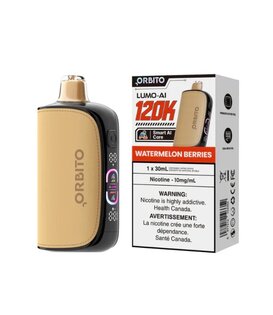 Watermelon Berries 10mg Orbito Lumo AI 120k Rechargeable Disposable