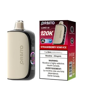 Strawberry Kiwi Ice 10mg Orbito Lumo AI 120k Rechargeable Disposable