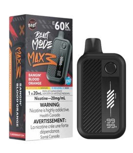 Bangin Blood Orange Ice Flavour Beast Beast Mode Max 3 60k Rechargeable Disposable