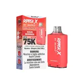 Sour Berries Ripper X by RUFPUF 75k Disposable Vape Pod