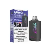 Grape Ice Ripper X by RUFPUF 75k Disposable Vape Pod