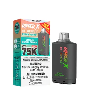 Citrus Berry Punch Ripper X by RUFPUF 75k Disposable Vape Pod