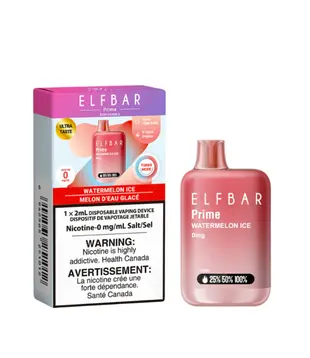 Watermelon Ice Zero Nic Elfbar 1800 Disposable