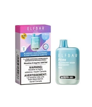 Blueberry Sour Raspberry Zero Nic Elfbar 1800 Disposable
