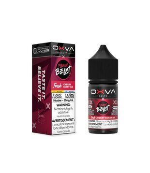 Cherry Berry Ice 20mg Flavour Beast Oxva Nic Salt 30ml E-liquid