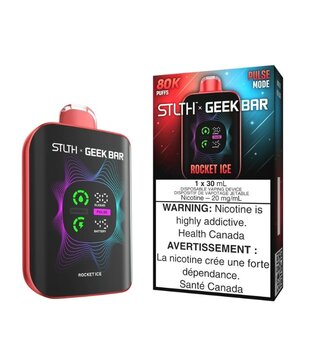 Rocket Ice STLTH X Geekbar 80k Rechargeable Disposable