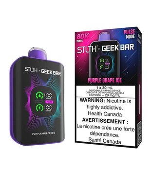 Purple Grape STLTH X Geekbar 80k Rechargeable Disposable