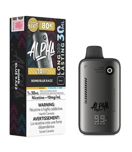 Bomb Blue Razz 10mg Flavour Beast Alpha 80k Rechargeable Disposable