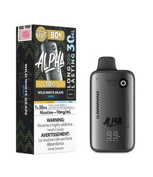 Wild White Grape Ice 10mg Flavour Beast Alpha 80k Rechargeable Disposable