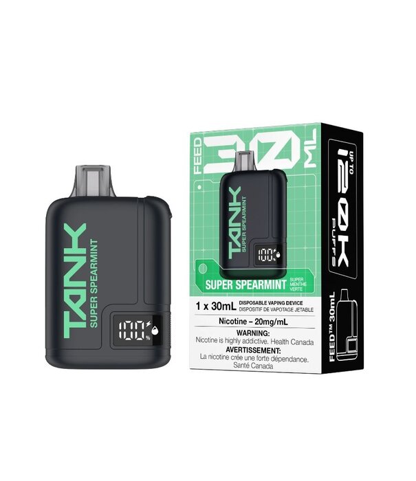 Feed Super Spearmint Feed Tank 120k Rechargeable Disposable