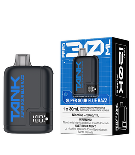 Super Sour Blue Razz Feed Tank 120k Rechargeable Disposable