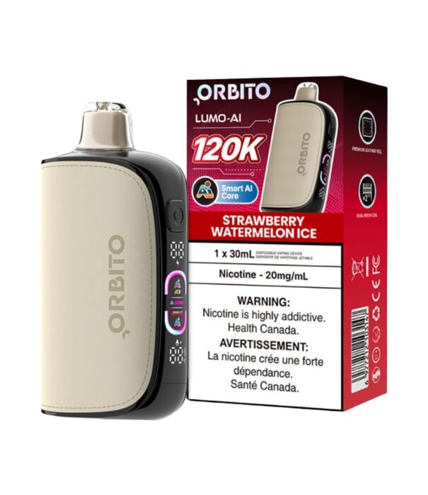 Orbito Strawberry Watermelon Ice Orbito 120k Rechargeabke Disposable