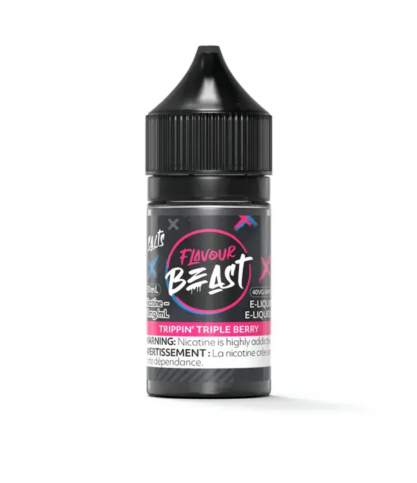 Flavour Beast Trippin Triple Berry Zero Nic Flavour Beast Nic Salt 30ml E-liquid