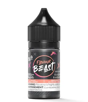 Packin Peach Berry Zero Nic Flavour Beast Nic Salt 30ml E-liquid