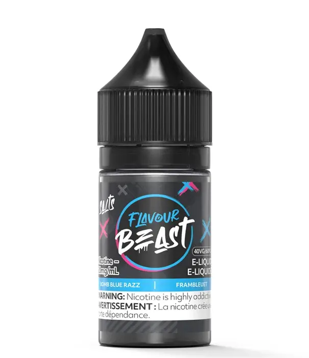 Flavour Beast Bomb Blue Razz Zero Nic Flavour Beast Nic Salt 30ml E-liquid