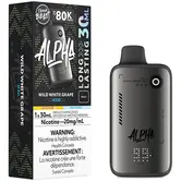 Wild White Grape Ice Zero Nic Flavour Beast Alpha 80k Rechargeable Disposable