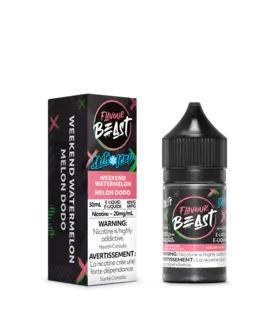 Weekend Watermelon Ice Zero Nic Flavour Beast Nic Salt 30ml E-liquid