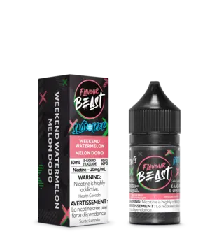 Weekend Watermelon Ice Zero Nic Flavour Beast Nic Salt 30ml E-liquid