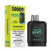 Extreme Mint Zero Nic Flavour Beast Level X G2 Ultra 50k Disposable Vape Pod