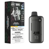 Weekend Watermelon Ice Zero Nic Flavour Beast Alpha 80k Rechargeable Disposable