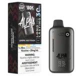 Jumpin Juicy Peach Ice Zero Nic Flavour Beast Alpha 80k Rechargeable Disposable