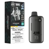 Extreme Mint Ice Zero Nic Flavour Beast Alpha 80k Rechargeable Disposable