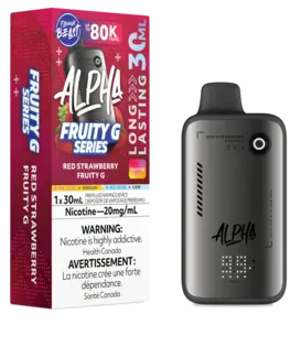 Red Strawberry Fruity G Flavour Beast Level X G2 Ultra 50k Disposable Vape Pod