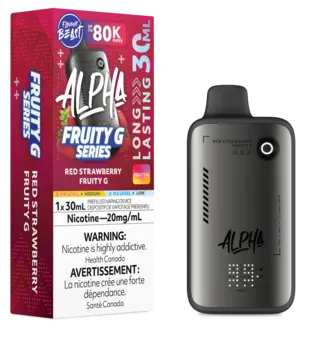 Red Strawberry Fruity G Flavour Beast Level X G2 Ultra 50k Disposable Vape Pod