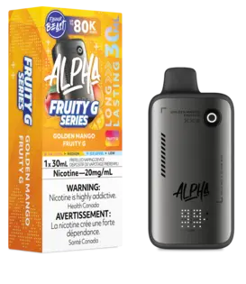 Golden Mango Fruity G Flavour Beast Level X G2 Ultra 50k Disposable Vape Pod