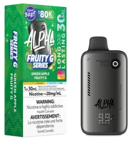 Green Apple Fruity G Flavour Beast Level X G2 Ultra 50k Disposable Vape Pod