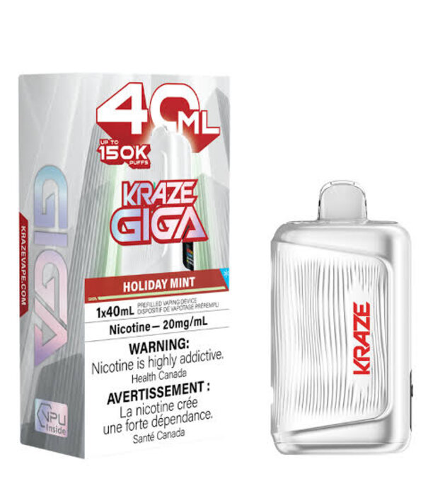 Kraze Holiday Mint Kraze Giga 150k Rechargeable Disposable