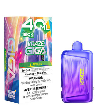 S. Apple G Kraze Giga 150k Rechargeable Disposable