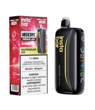 Watermelon Ice Insta Bar Mega Pro 160k Rechargeable Disposable