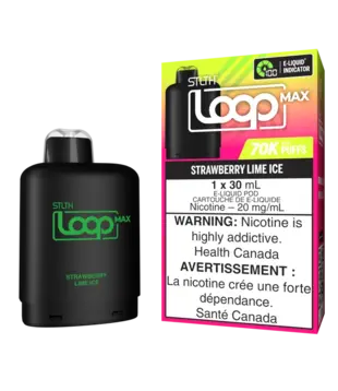 Strawberry Lime Ice STLTH Loop Max 70k Disposable Vape Pod