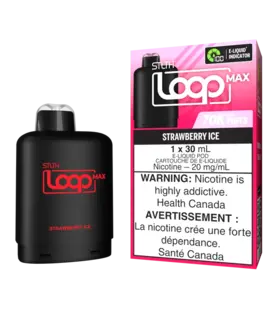 Strawberry Ice STLTH Loop Max 70k Disposable Vape Pod