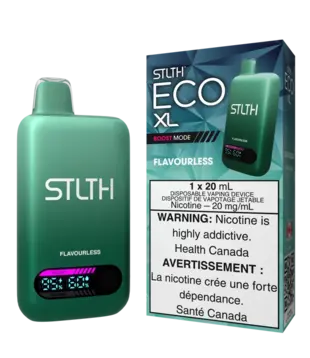 Flavourless STLTH Eco XL 20ml Rechargeable Dispoaable