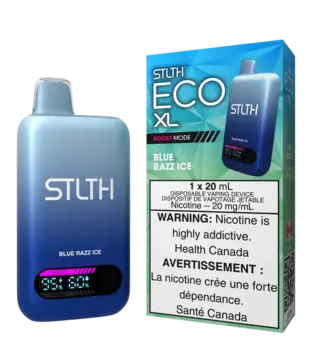 Blue Razz Ice STLTH Eco XL 20ml Rechargeable Disposable