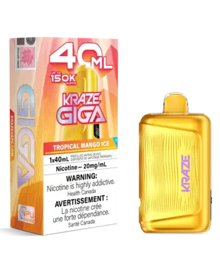 Tropical Mango Ice Kraze Giga 150k Rechargeable Disposable