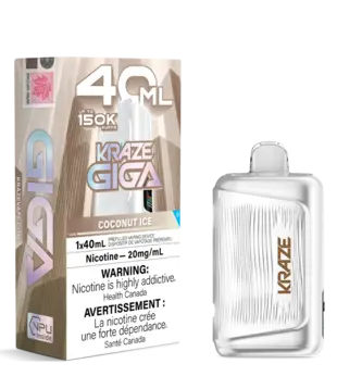 Coconut Ice Kraze Giga 150k Rechargeable Disposable