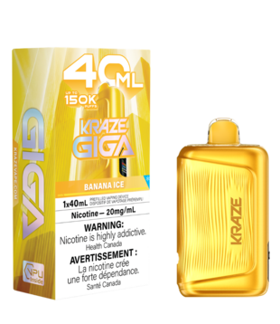 Banana Ice Kraze Giga 150k Rechargeable Disposable