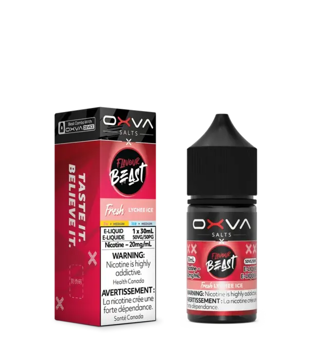 Flavour Beast Lychee Ice 20mg Flavour Beast OXVA Nic Salt 30ml E-liquid