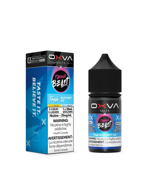 Flavour Beast Blue Mist Ice 20mg Flavour Beast OXVA Nic Salt 30ml E-liquid