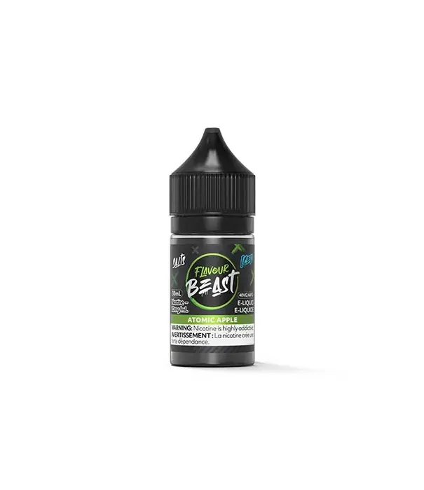 Flavour Beast Atomic Apple Ice 20mg Flavour Beast ic Salt 30ml E-liquid