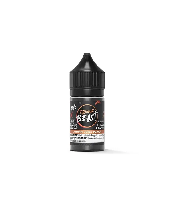 Flavour Beast Jumpin Juicy Peach 20mg Flavour Beast Nic Salt 30ml E-liquid