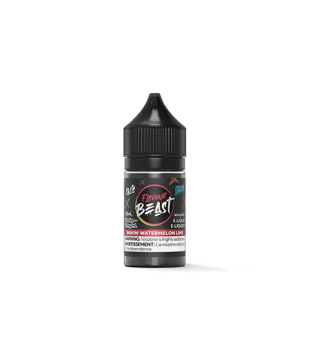 Flavour Beast Wavin Watermelon Lime Ice 20mg Flavour Beast Nic Salt 30ml E-liquid