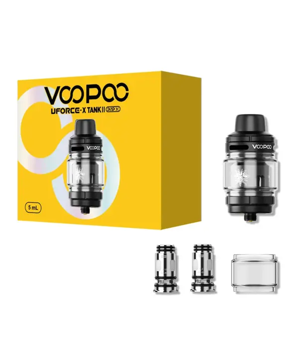 Black VooPoo U Force X-Tank II  5ml PNP-X