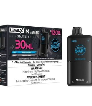 Bomb Blue Razz Flavour Beast Level X M-Series 120k Starter Kit
