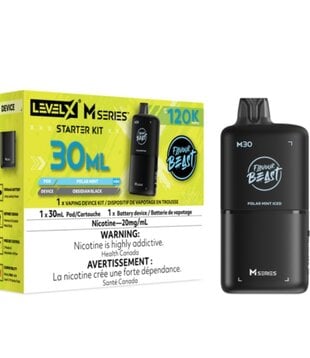 Polar Mint Ice Flavour Beast Level X M-Series 120k Starter Kit