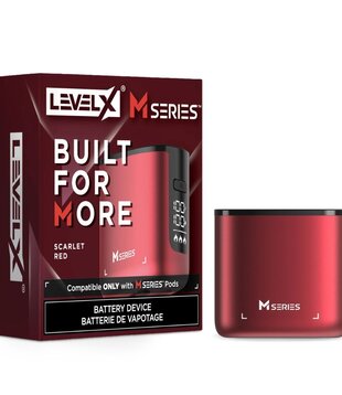Scarlet Red Level X M-Series 1000mah Rechargeable Battery