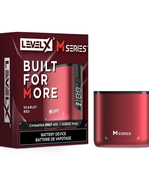 level X Scarlet Red Level X M-Series 1000mah Rechargeable Battery